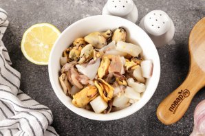 Жареный рис с морепродуктами - фото шаг 2