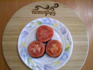 Жареные баклажаны с помидорами и сыром - фото шаг 7