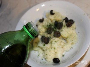 Салат из цветной капусты с маслинами - фото шаг 4