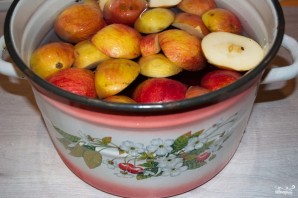 Компот из вишни с яблоками - фото шаг 3