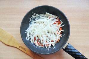 Овощное рагу со стручковой фасолью и кабачками - фото шаг 4