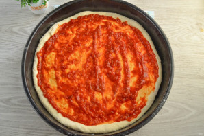 Пицца с баклажанами - фото шаг 10