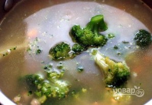Суп с капустой брокколи - фото шаг 5