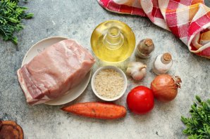 Рис с мясом в мультиварке - фото шаг 1