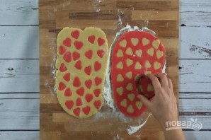 Печенье с сердечками - фото шаг 9