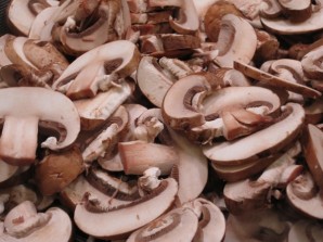 Салат с мясом и грибами - фото шаг 1
