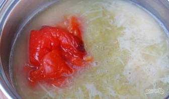 Сырный суп-пюре с перцем - фото шаг 4