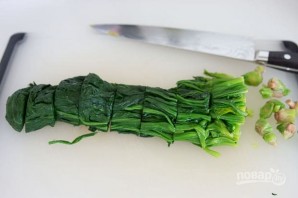 Японский салат из шпината - фото шаг 2