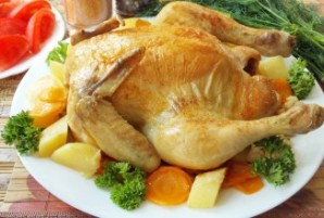 Курица в духовке с овощами - фото шаг 10