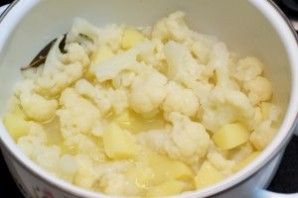 Суп-пюре из цветной капусты со сливками - фото шаг 4