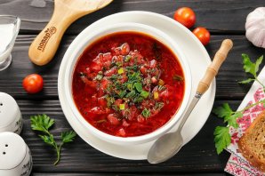 Борщ "Постный" - фото шаг 14