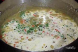 Суп с ветчиной и диким рисом - фото шаг 5