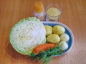 Вегетарианские щи из свежей капусты - фото шаг 1