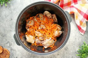 Плов с курицей в мультиварке - фото шаг 3