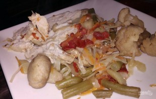 Курица, запеченная с овощами, по диете Дюкана - фото шаг 10