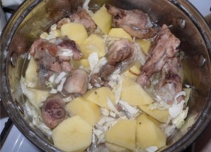 Курица с кабачками и картошкой - фото шаг 5