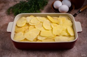 Фарш с картошкой в духовке