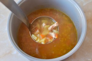 Суп в скороварке - фото шаг 8