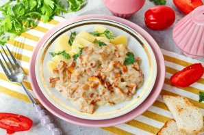 Соус из лисичек - фото шаг 9