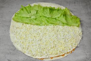 Рулет из лаваша с горбушей - фото шаг 5