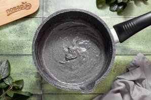 Пудинг с черным кунжутом - фото шаг 8