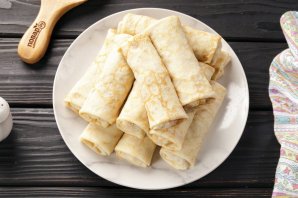 Блины с мясом и рисом - фото шаг 20