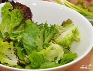 Греческий салат без перца - фото шаг 5