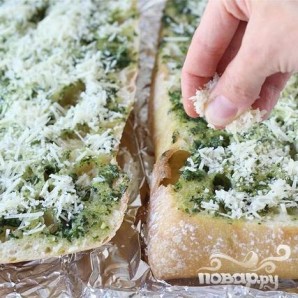 Бутерброды с базиликовым маслом - фото шаг 4