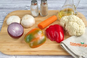 Запеченные овощи в духовке - фото шаг 1