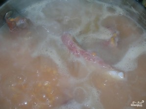 Суп из копченых свиных ребрышек - фото шаг 5
