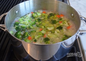 Крем-суп с брокколи и сыром - фото шаг 6