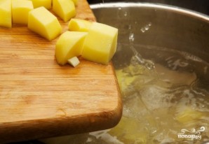 Сырный суп с колбасой - фото шаг 5