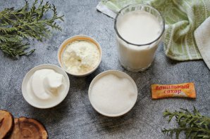 Обезжиренный ванильный йогурт
