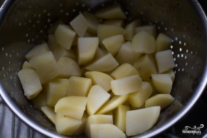 Запеченный картофель кусочками - фото шаг 3