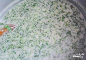 Азербайджанский суп "Довга" - фото шаг 5