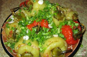Фаршированный болгарский перец в духовке - фото шаг 9