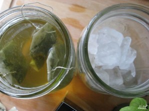 Зеленый чай с мятой - фото шаг 3
