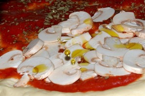 Сырная пицца "Четыре сезона" - фото шаг 5