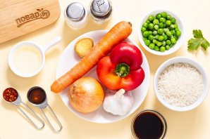 Рис по-тайски с овощами - фото шаг 1