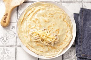 Блинчики с курицей - фото шаг 14