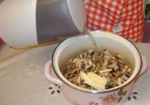 Грибной суп с рисом - фото шаг 3