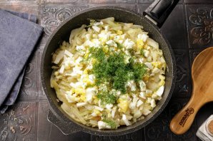 Быстрый капустный пирог