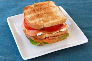 Сэндвич с семгой  - фото шаг 6