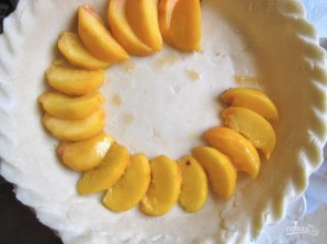 Пирог с персиками под сметаной - фото шаг 3