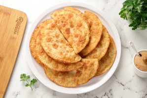 Постные чебуреки - фото шаг 14