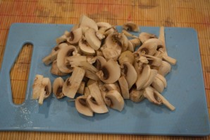 Макароны с грибами в духовке - фото шаг 2