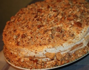 Медовый пирог с грецкими орехами - фото шаг 6