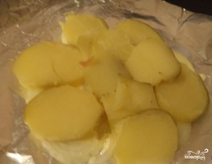 Лосось с картошкой в духовке - фото шаг 5
