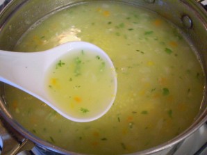 Суп из кукурузной крупы - фото шаг 7