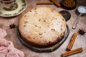 Пирог постный с изюмом - фото шаг 13